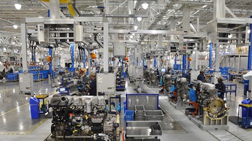 PACCAR Engine Factory in Columbus Mississippi