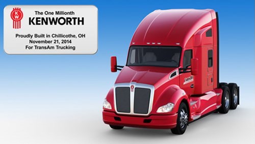 Kenworth one millionth truck