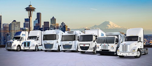 Kenworth, DAF and Peterbilt Zero Emissions Trucks