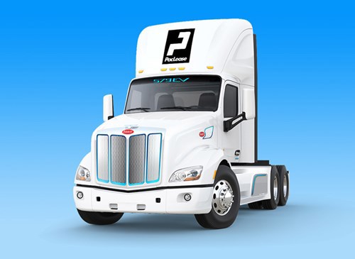 Battery Electric Peterbilt Model 579EV Truck